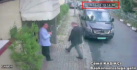 That moment Khashoggi entered the consulate in Istanbul "Turkish press" 