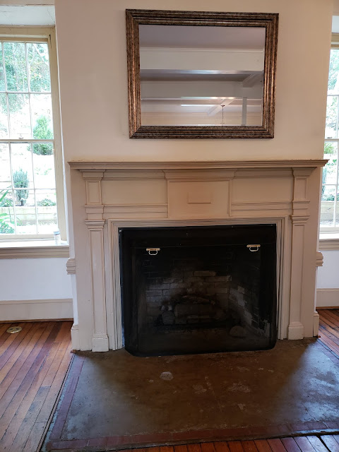 The Washington Main Room reception room fireplace