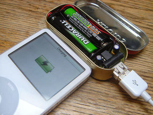 Powerful AA Battery to USB Device Charger