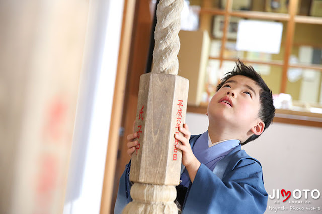 枚方市の菅原神社で七五三出張撮影