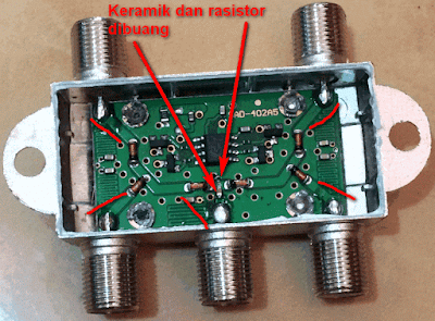 Cara Membuat Power Divider dari Switch