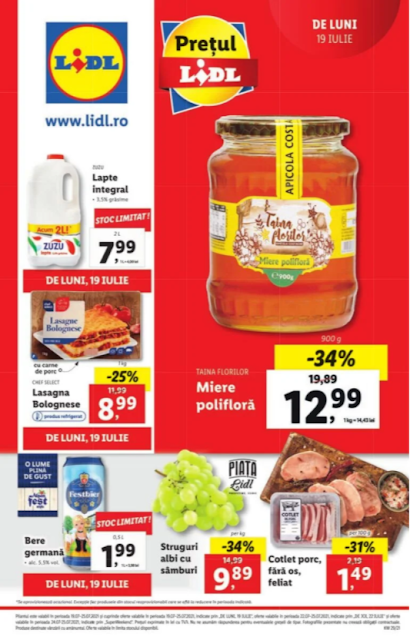 LIDL Catalog - Brosura  19-25.07 2021→ Atractia Saptamanii | LidlPlus - Aktiveaza Cupoanele