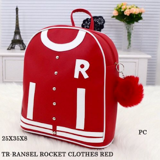 Ransel Rocket Clothes Red