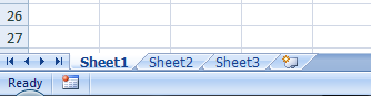 microsoft excel mengatur sheet