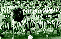 ATLÉTICO DE MADRID - Madrid, España - Temporada 1990-91 - Rodax, Abel, Ferreira, Futre, Solozábal y Donato; Tomás, Manolo, Baltazar, Juanito y Pedro - ATLÉTICO DE MADRID 3 (Rodax 3), ESTRELLA ROJA DE BELGRADO 2 (Pancev y Savicevic)- 28/08/1990 - Trofeo Villa de Madrid - Madrid, estadio Vicente Calderón - El Atleti se adjudica su trofeo