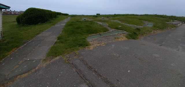 Old Miniature Railway at Marine Gardens in Fleetwood