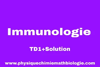 TD1 Corrigé Immunologie (L2-S2-SNV)