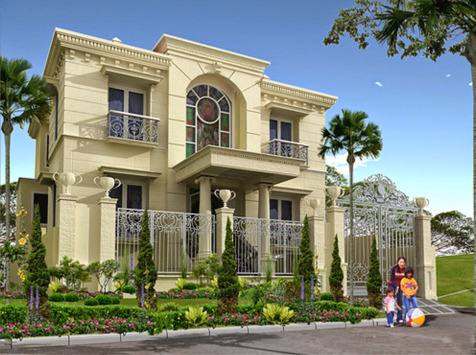 Tips Desain Memadukan Warna Cat Rumah Klasik Modern 2019 Tips Desain Memadukan Warna Cat Rumah Klasik Modern 2019