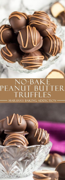 No-Bake Peanut Butter Truffles