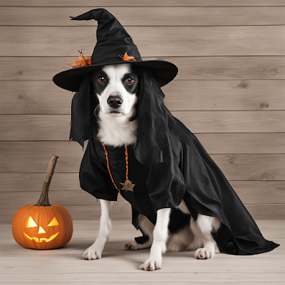 halloween witch dog costume, halloween dog costume