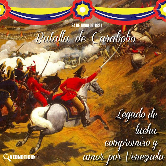 24 de junio se cumplen 195 años de la Batalla de Carabobo por Ateneo de San Fernando.