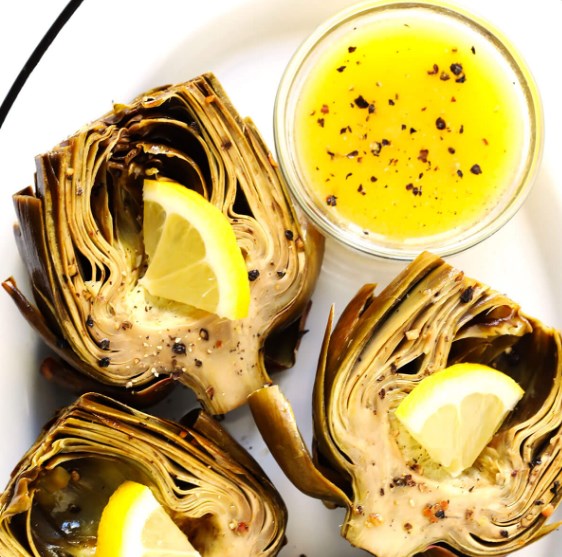 THE MOST AMAZING ROASTED ARTICHOKES #Vegan #Veggies