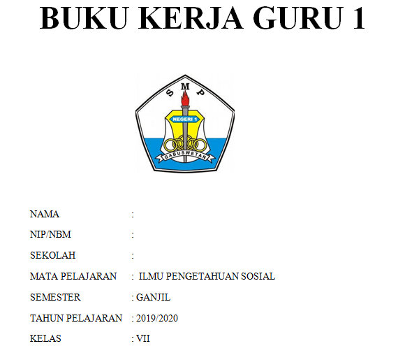 Download Buku Kerja Guru 1 