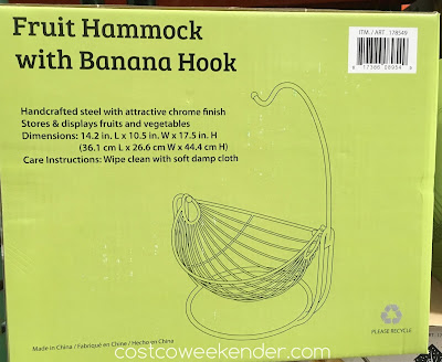 Costco 178549 - Display fruits the right way with the Mesa Fruit Hammock With Banana Hook