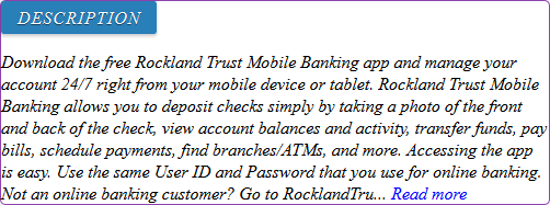 rockland trust online banking