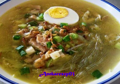 Resep Soto Ayam Bening Enak Praktis Sederhana