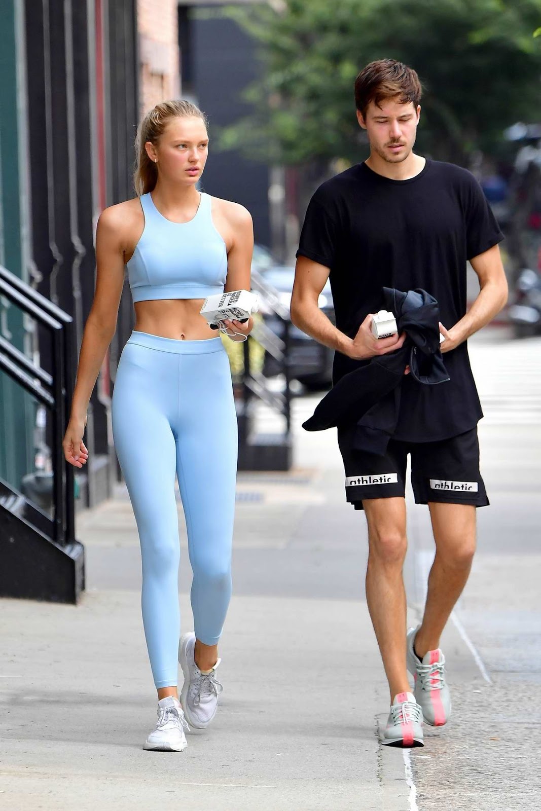 Romee Strijd - Celebrity Style Workout Wear