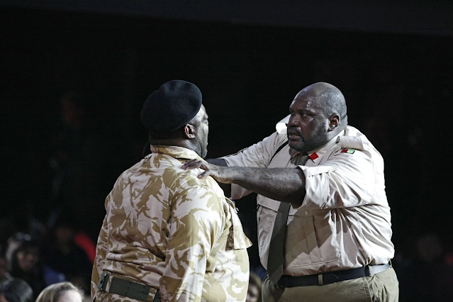 Verdi: Otello - Keel Watson (Iago) and Ronald Samm (Othello) in Birmingham Opera Company's 2009 production