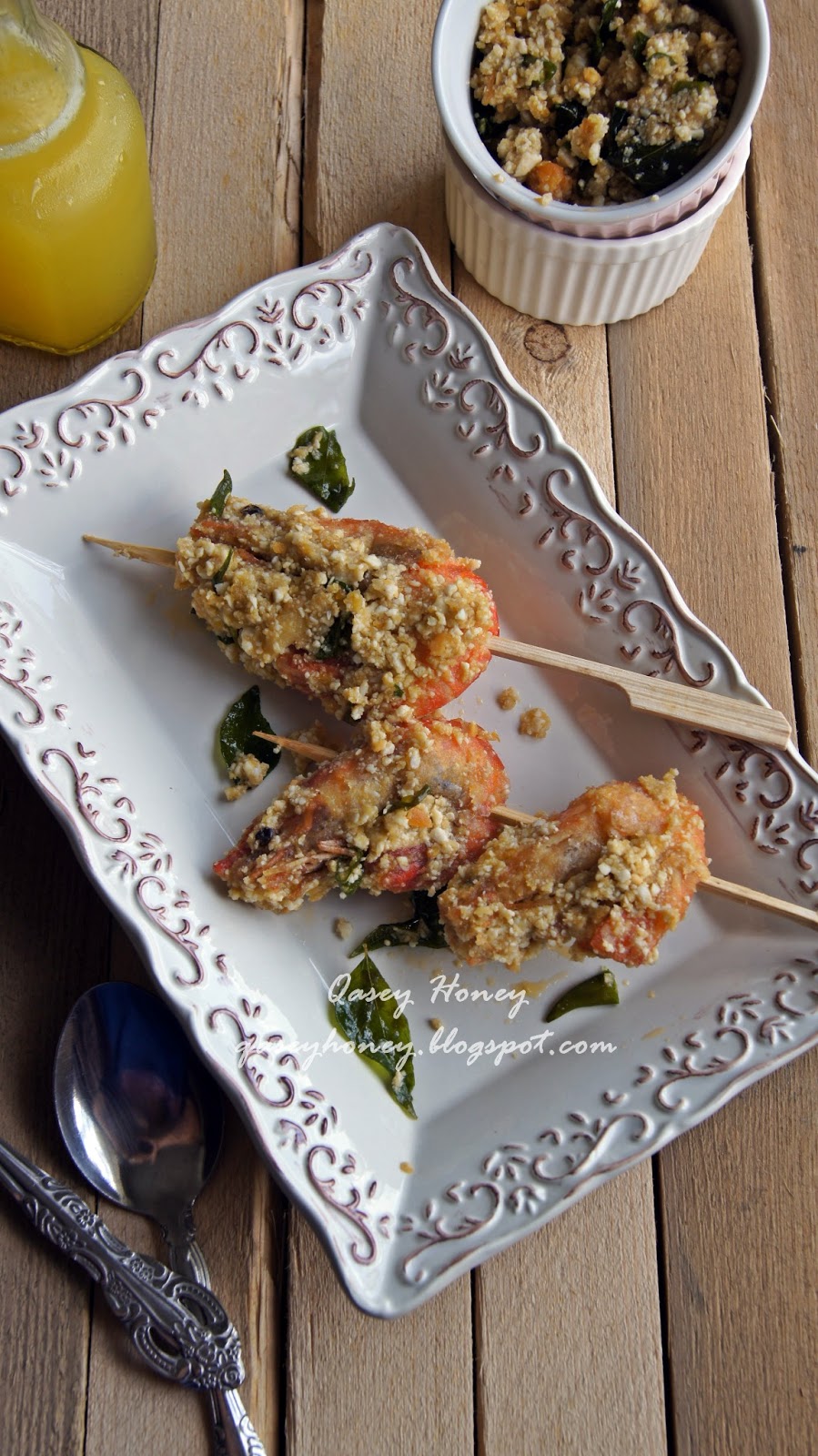UDANG GORENG TELUR MASIN  QASEY HONEY
