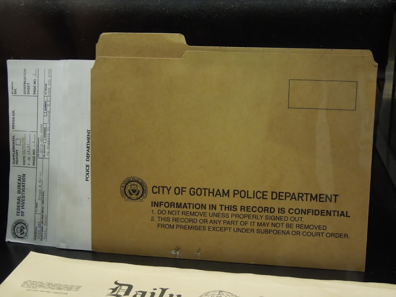 Batman Begins Gotham police prop