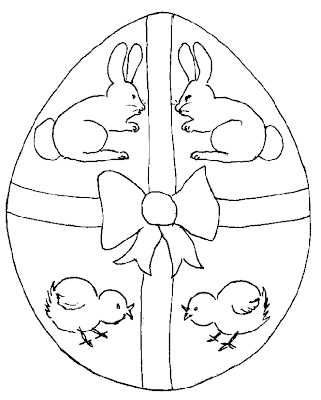 Easter  Coloring Pages on Jarvis Varnado  Rabbit And Chicken Easter Egg Coloring Pages