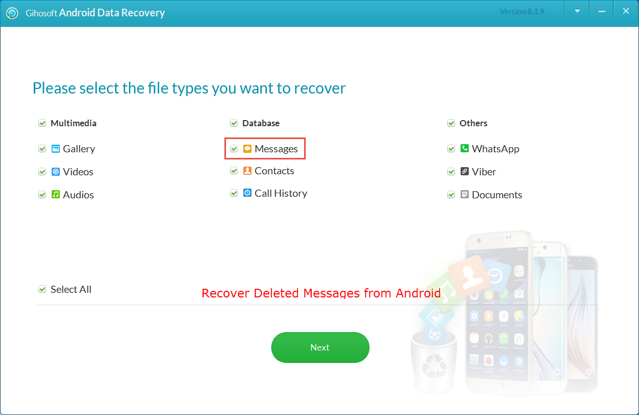 recover deleted texts android