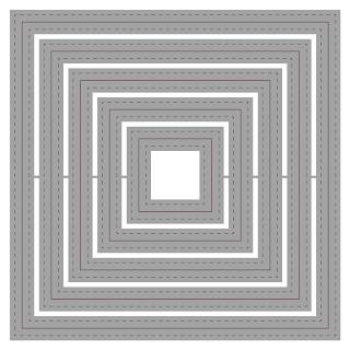 Double Stitched Squares Dies