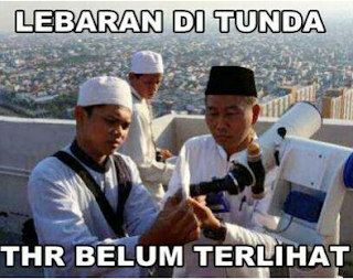 gambar gokil thr belum kelihatan