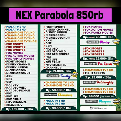 Nex Parabola Bogor Siarkan Liga Inggris 2021 Premier League 0822.1449.5752 850rb Pasang Pertama Nantikan Diskonnya