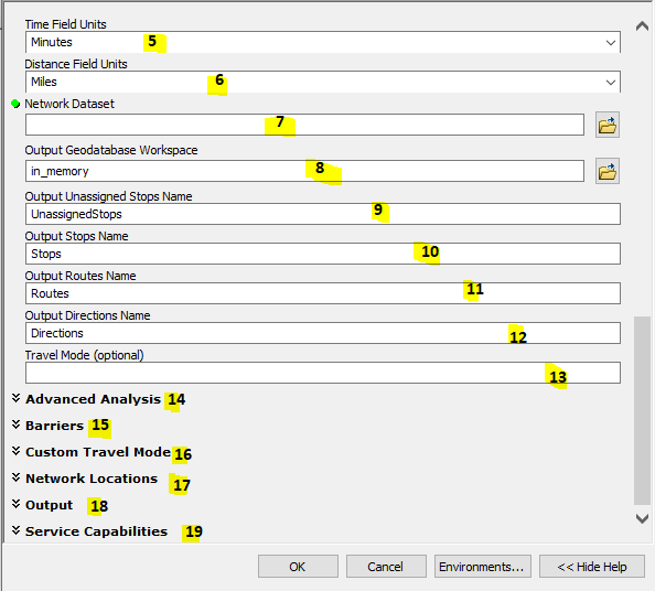 How to use Solve Vehicle Routing Problem Tool in Arc Toolbox ArcMap ArcGIS??