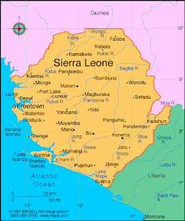 sierra leone map