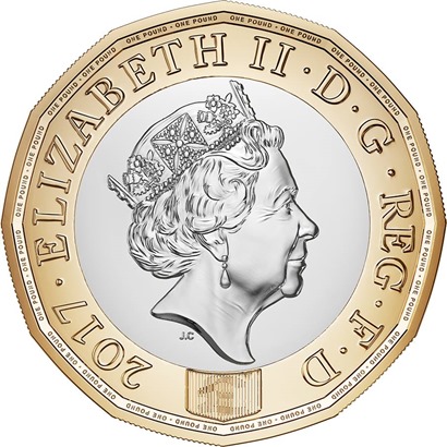 The new 12-sided £1 coin