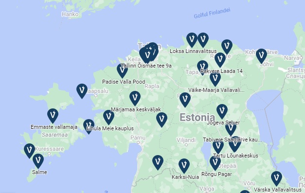 Enefit Volt put new chargers in Estonia 