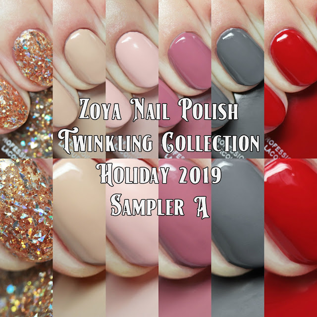 Zoya Nail Polish Twinkling Collection Holiday 2019 Sampler A 