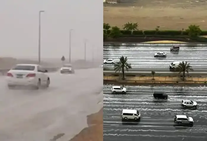 Rain, Weather, Gulf News, UAE, Sharjah, Dubai, World News, UAE Weather Updates, Watch: Heavy rain in UAE.