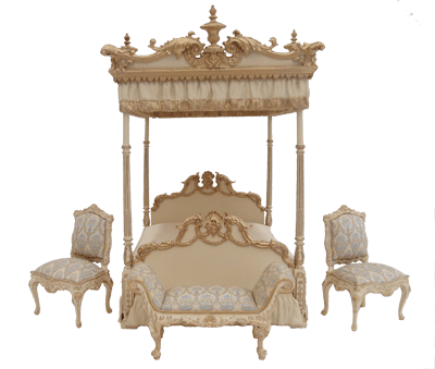 DORMITORIOS ROBERT ADAM STYLE MUEBLES CAMA ESTILO ADAMESCO via www.dormitorios.blogspot.com