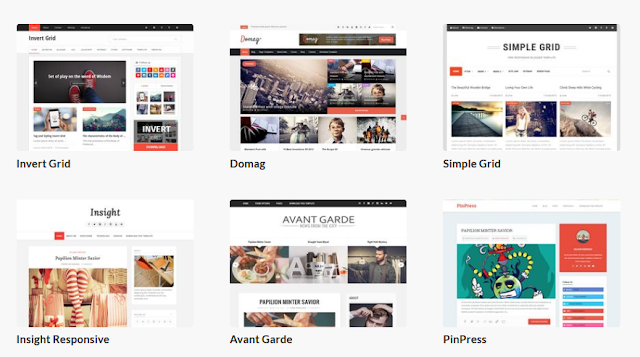 template portofolio blogger terbaik