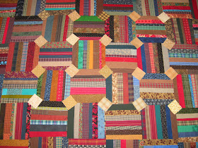 scrappy string quilt