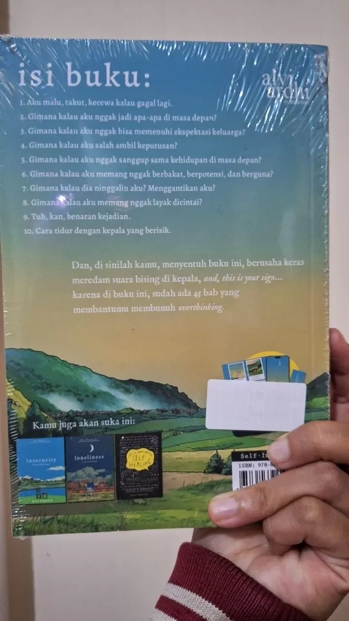 Overthinking Is My Hobby, And I Hate It- cover belakang