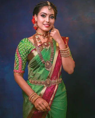  Eeramana Rojave Serial Actress Pavithra janani Latest photos 