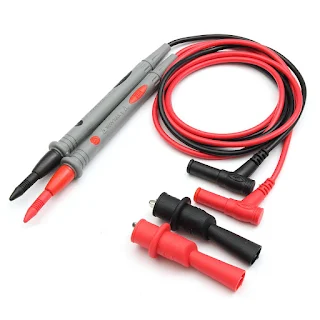 Easy connect to universal digital multimeter test probe lead with ultra-sharp pin standard banana plug - 10mm plug insertion depth