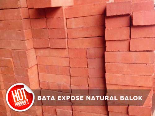 Bata Expose Natural Balok : Jual Bata Expose Tangerang 