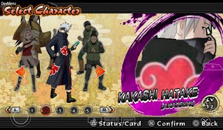 Naruto Impact : Kakashi (Akatsuki) v1.7 Texture Narsen for PSP Updates New Games Android 