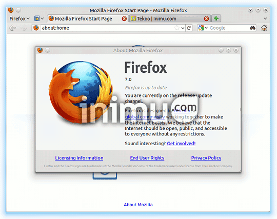 Mozilla Firefox 7 Final terbaru