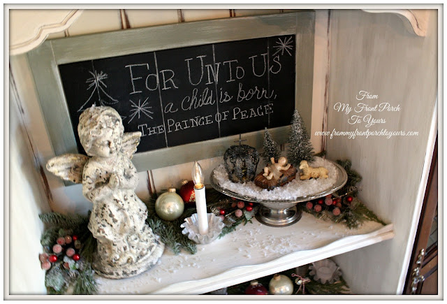 French Farmhouse-French Country- Christmas- Dining Room-From My Front Porch To Yours