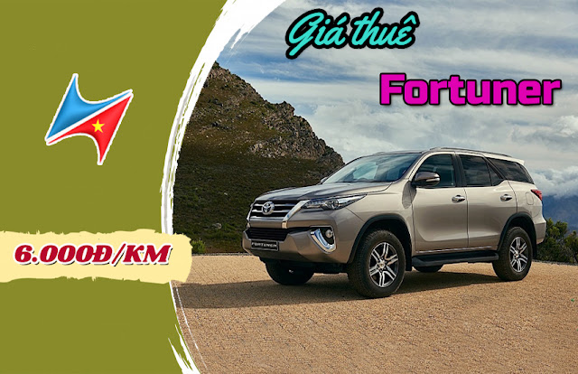 giá thuê xe fortuner 7 chỗ tại hà nội có lái