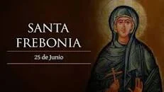 Santo Santa 25 Juni, Santa Febonia, Pengaku Iman dan Martir