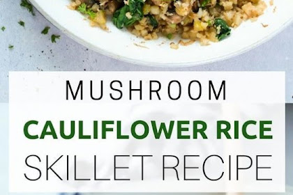 Mushroom Cauliflower Rice Skillet Recipe
