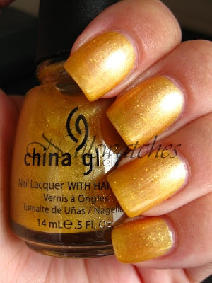 china glaze cowardly lyin' wizard of ooh ahz returns collection 2009 swatch nailswatches