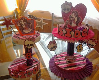 Monster High Decoration, Centerpieces for children parties